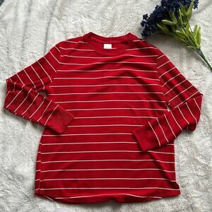 Stars Above Red/White LS Pajama top Size Medium